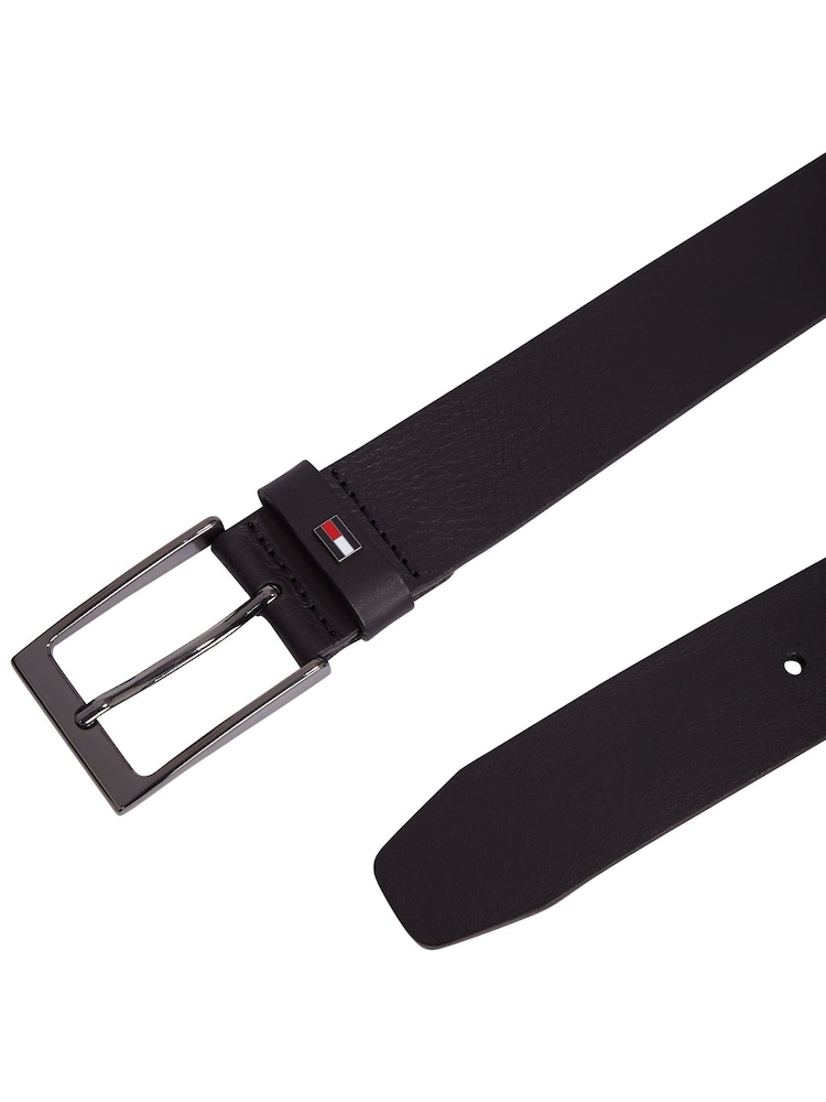 Tommy Hilfiger Black Layton Leather Belt - Image 2 of 4