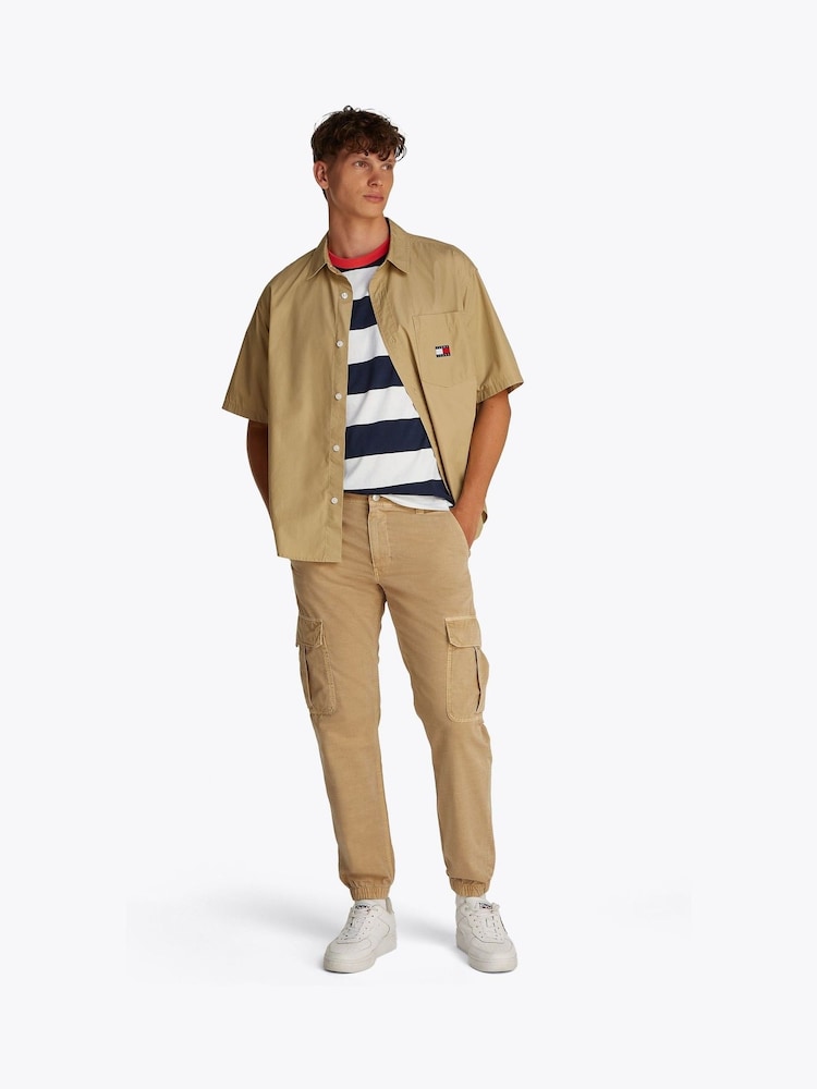 Tommy Jeans Regular Fit Bold Stripe 100% Cotton T-Shirt - Image 2 of 7