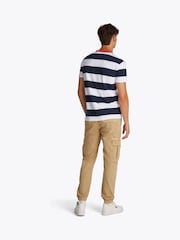 Tommy Jeans Regular Fit Bold Stripe 100% Cotton T-Shirt - Image 3 of 7