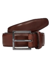 Tommy Hilfiger Brown Hudson Leather Belt - Image 1 of 4
