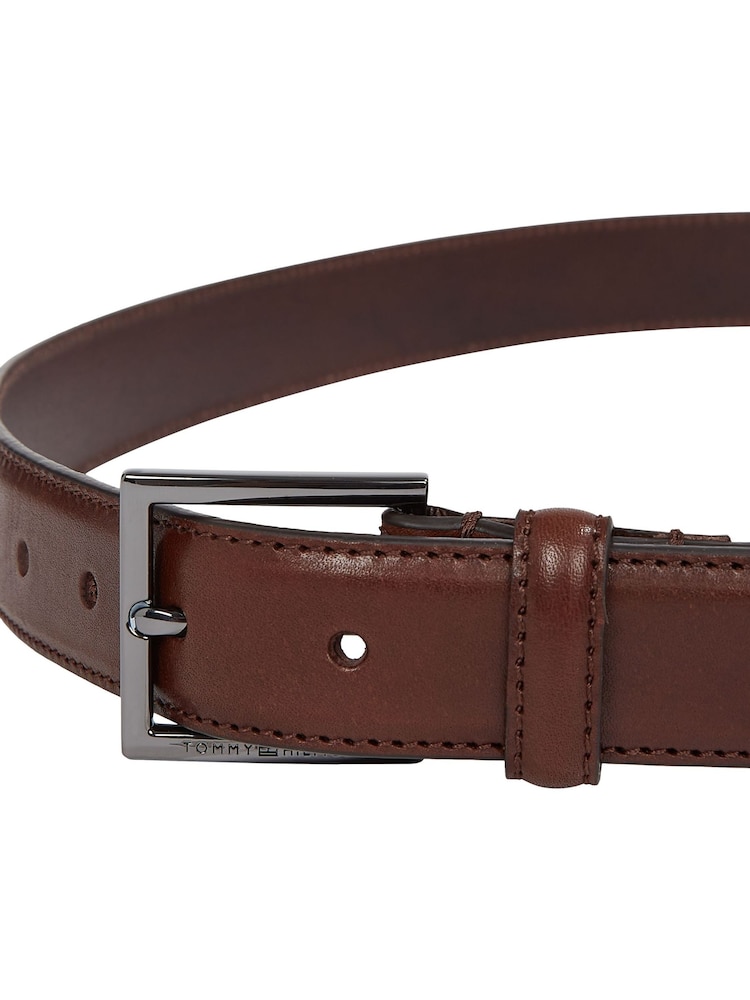 Tommy Hilfiger Brown Hudson Leather Belt - Image 3 of 4