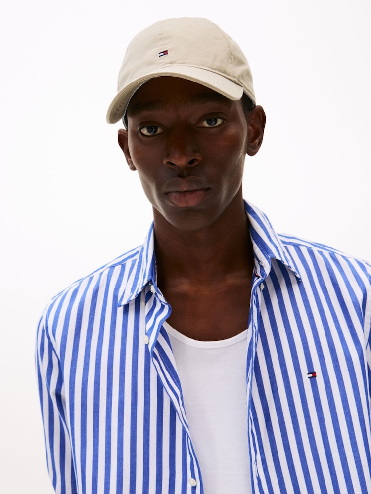 Tommy Hilfiger Natural 100% Organic Cotton Soft 6 Panel Cap - Image 5 of 5