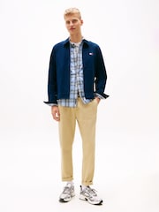 Tommy Jeans Cream Isaac Stretch Casual Trousers - Image 2 of 5