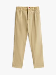 Tommy Jeans Cream Isaac Stretch Casual Trousers - Image 5 of 5