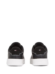 Черный - Кожаные кроссовки Tommy Hilfiger Court Essential - Image 5 of 6