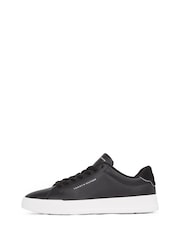 Черный - Кожаные кроссовки Tommy Hilfiger Court Essential - Image 6 of 6