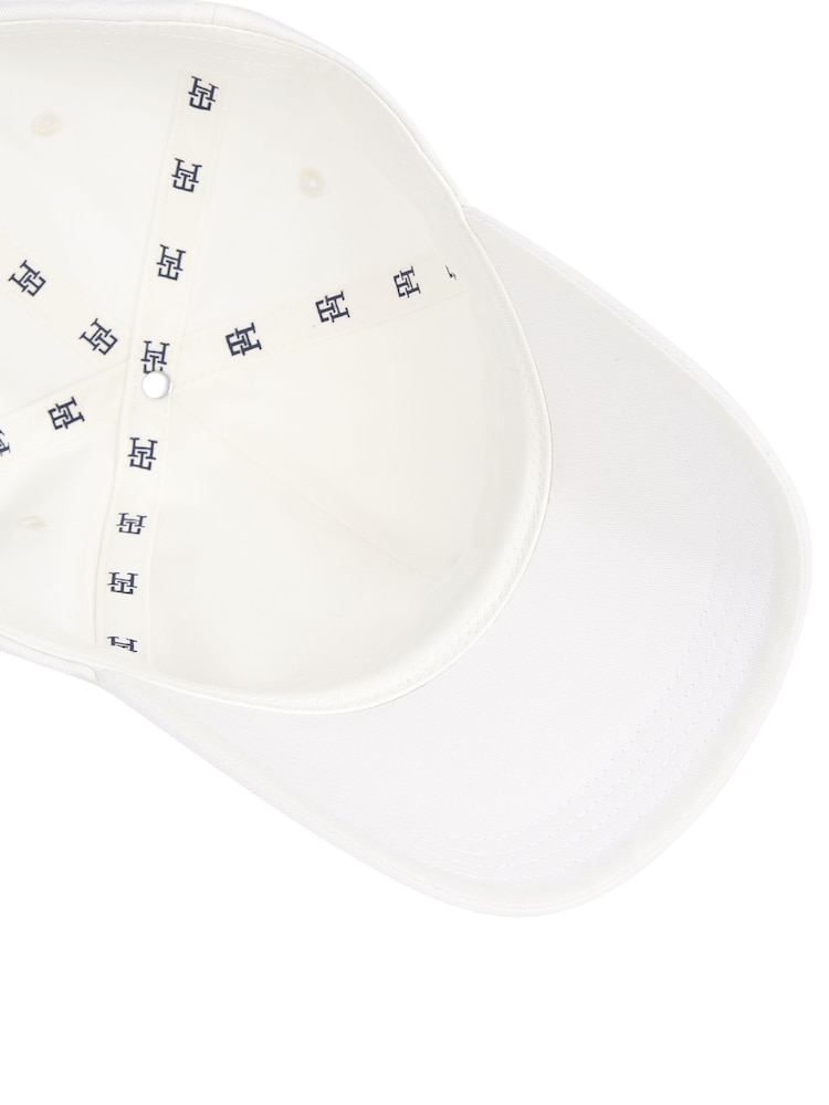 Tommy Hilfiger Cream 100% Cotton 6 Panel Cap - Image 3 of 3 Tommy Hilfiger Cream 100% Cotton 6 Panel Cap - Image 3 of 3