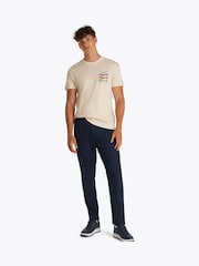 Кремовый - Tommy Jeans Regular Fit Cotton T-Shirt - Image 2 of 7