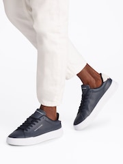 Синий - Кожаные кроссовки Tommy Hilfiger Court Essential - Image 1 of 6