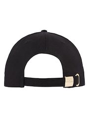 Tommy Hilfiger Black 100% Cotton Elevated Chic Cap - Image 2 of 3