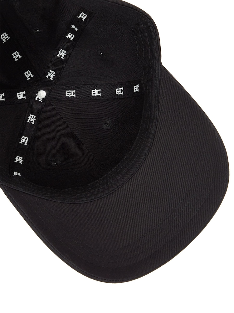 Tommy Hilfiger Black 100% Cotton Elevated Chic Cap - Image 3 of 3
