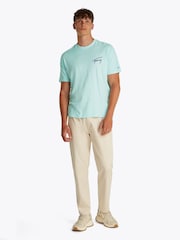 Зелений - Tommy Jeans Relaxed Faded Graphic 100% Cotton футболки - Image 2 of 7