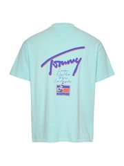 Зелений - Tommy Jeans Relaxed Faded Graphic 100% Cotton футболки - Image 6 of 7