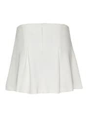 Tommy Jeans Natural Pique Badge Fit & Flare Skirt - Image 6 of 7