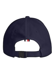 Tommy Hilfiger Blue 100% Cotton 6 Panel Cap - Image 2 of 4