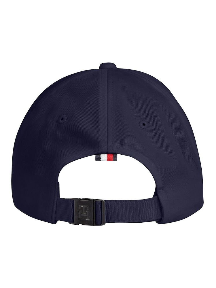 Tommy Hilfiger Blue 100% Cotton 6 Panel Cap - Image 2 of 4