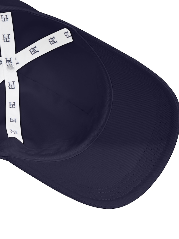 Tommy Hilfiger Blue 100% Cotton 6 Panel Cap - Image 3 of 4