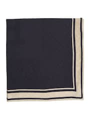 Tommy Hilfiger Blue Chic Texture Square Scarf - Image 3 of 3