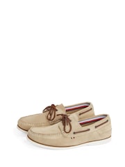 Tommy Hilfiger Brown Suede Boat Shoes - Image 4 of 6
