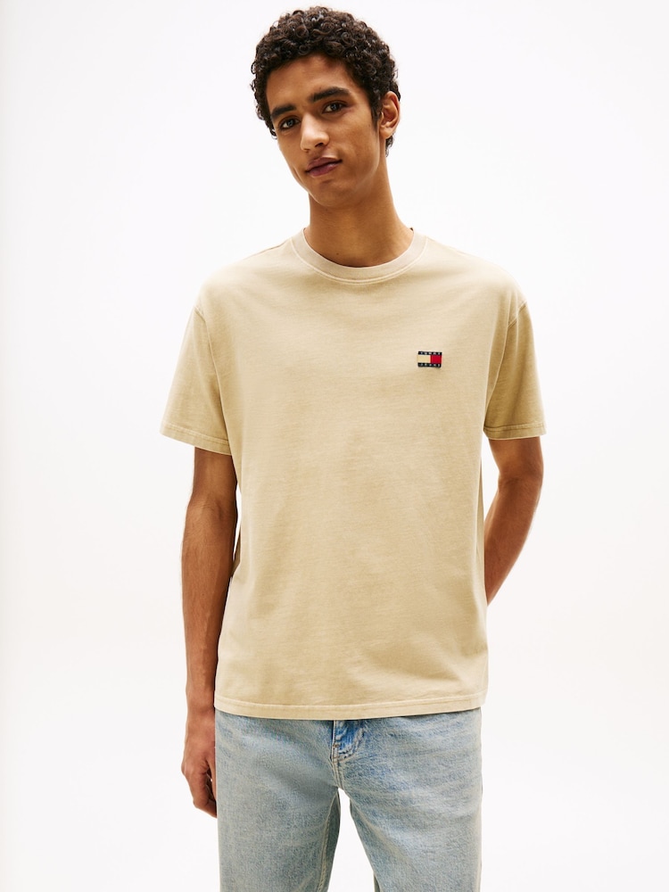 Tommy Jeans Relaxed 100% Cotton Label T-Shirt - Bild 1 von 5