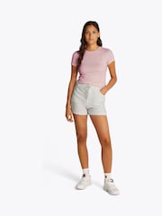 Tommy Jeans Pink Slim Crew Neck 100% Cotton T-Shirt - Image 2 of 7