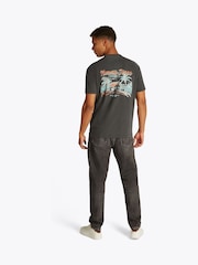 Schwarz - Tommy Jeans Relaxed Faded Graphic 100% Cotton T-Shirt - Bild 3 von 7