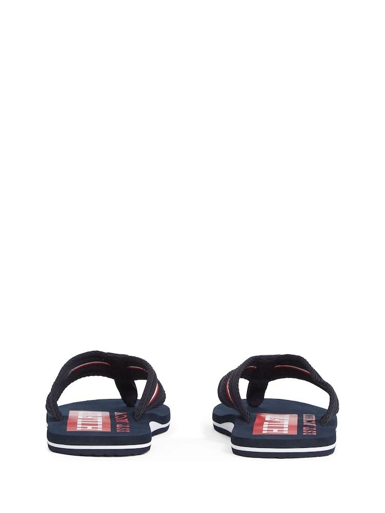 Tommy Hilfiger Blue Beach Sandals - Image 4 of 6