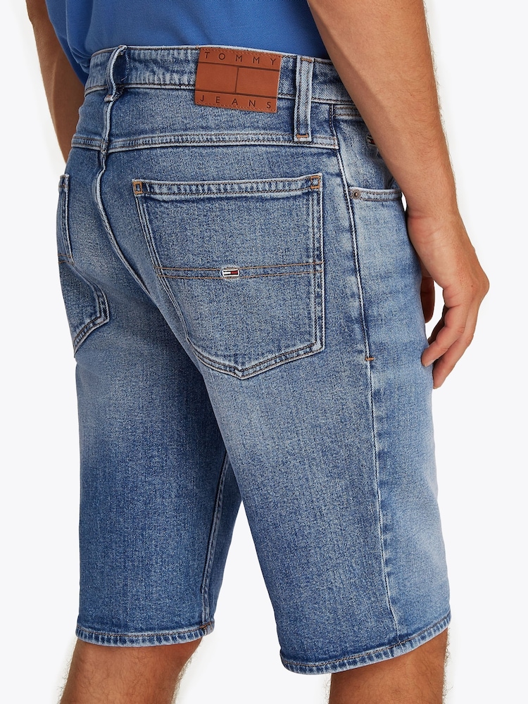 Tommy Jeans Light Blue Ronnie Shorts - Image 4 of 7