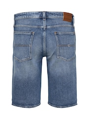 Tommy Jeans Light Blue Ronnie Shorts - Image 6 of 7