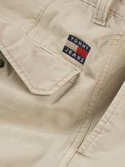 Tommy Jeans Natural Regular Fit Otis Cargo 100% Cotton Shorts - Image 1 of 7