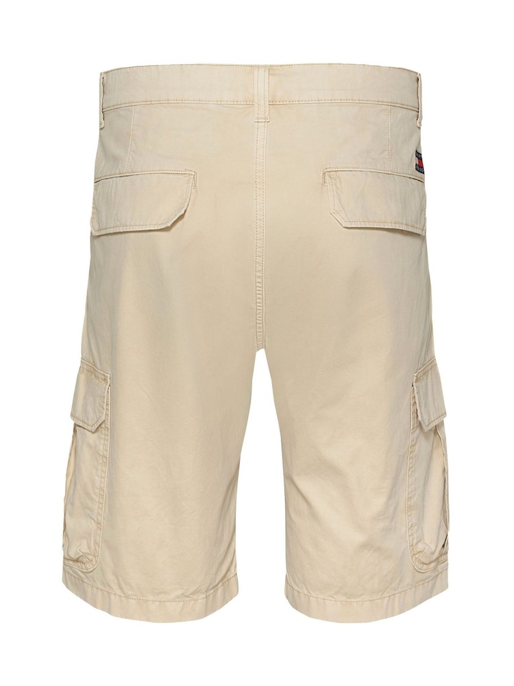 Tommy Jeans Natural Regular Fit Otis Cargo 100% Cotton Shorts - Image 2 of 7