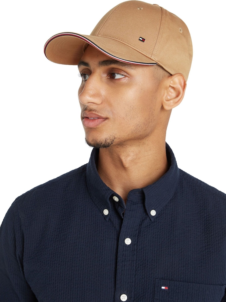 Tommy Hilfiger Natural 100% Cotton 6 Panel Cap - Image 4 of 4