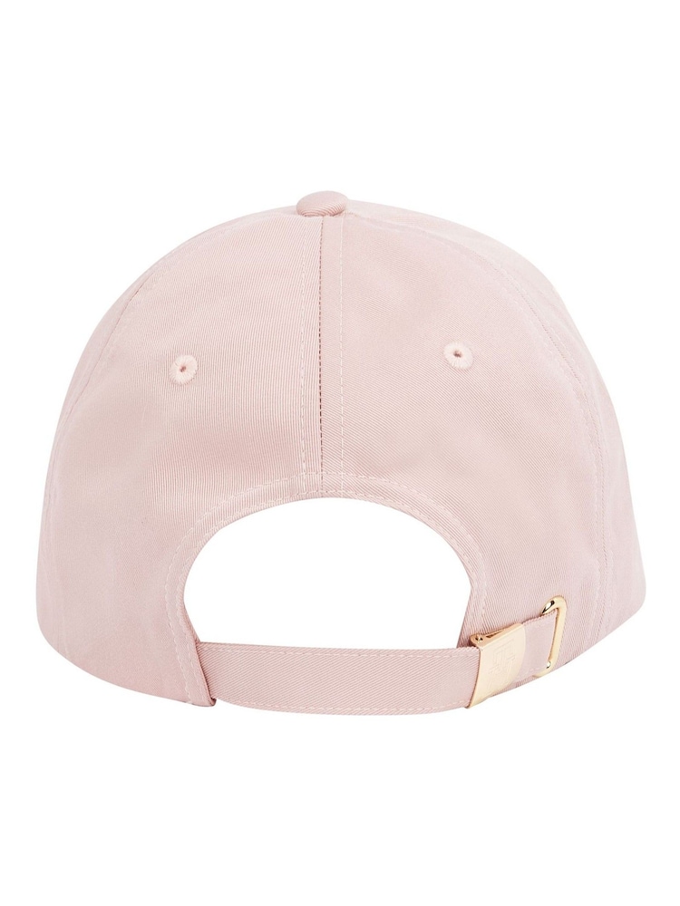 Tommy Hilfiger Pink 100% Cotton Elevated Chic Cap - Image 2 of 3