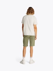 Tommy Jeans White Linen Blend Short Sleeve Shirt - Image 3 of 7