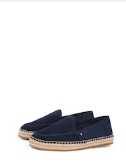 Tommy Hilfiger Blue Suede Espadrille Loafers - Image 5 of 6