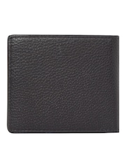 Tommy Hilfiger Black Leather Monogram Mini Card Wallet - Image 2 of 4