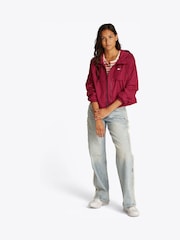 Tommy Jeans Red Essential Windbreaker Jacket - Image 2 of 7