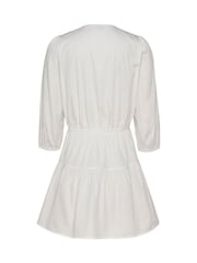 Tommy Jeans White Poplin Mini 100% Cotton Dress - Image 5 of 7