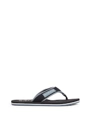 Tommy Hilfiger Black Beach Sandals - Image 2 of 6