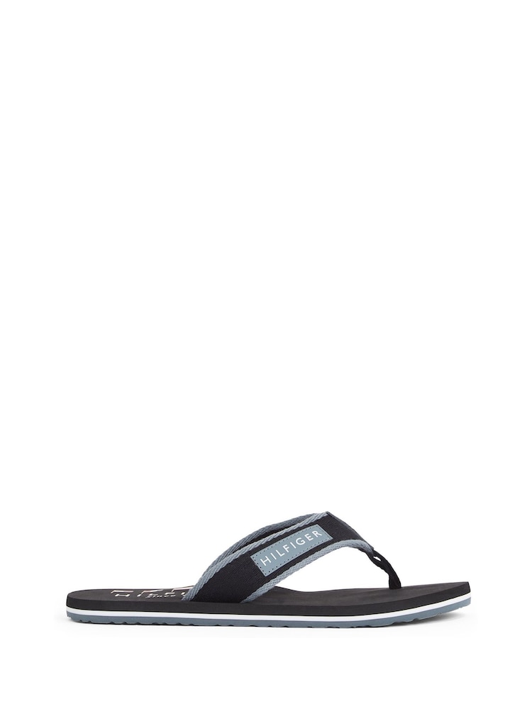 Tommy Hilfiger Black Beach Sandals - Image 2 of 6