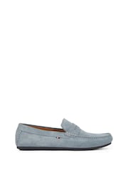 Tommy Hilfiger Grey Casual Suede Driver Shoes - Image 2 of 6