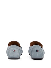 Tommy Hilfiger Grey Casual Suede Driver Shoes - Image 5 of 6