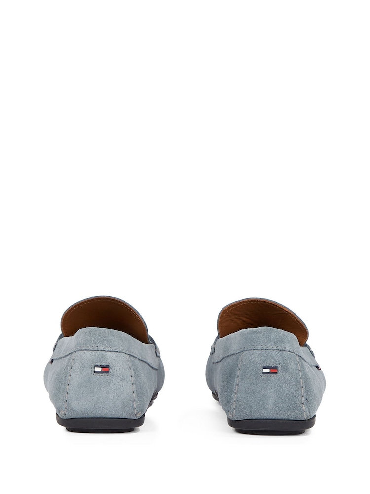Tommy Hilfiger Grey Casual Suede Driver Shoes - Image 5 of 6