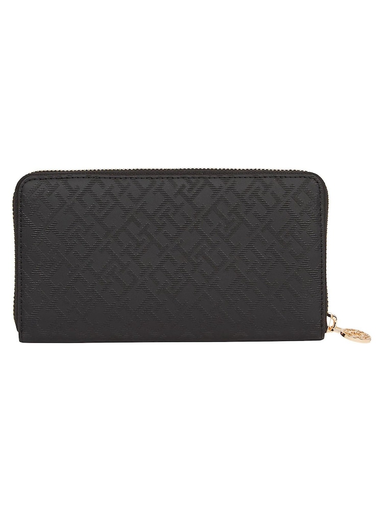 Tommy Hilfiger Black Large Zip Wallet - Image 2 of 4