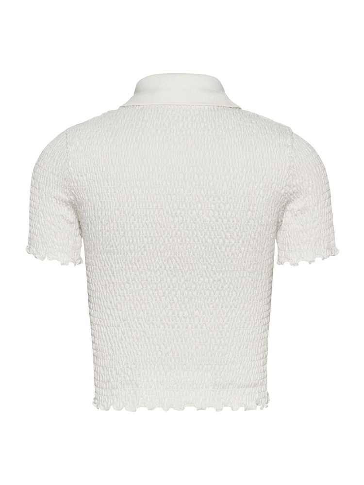 Tommy Jeans Slim Smock Mânecă scurtă Tricouri polo - Image 6 of 7