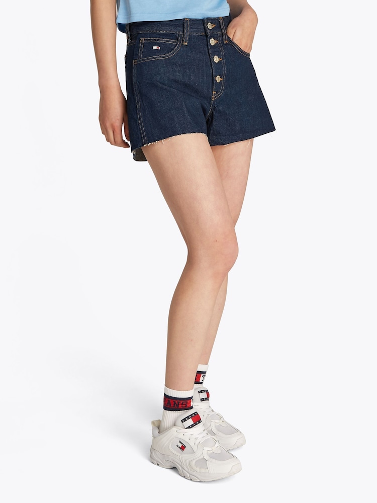 Tommy Jeans Blue 100% Cotton Shorts - Image 1 of 7