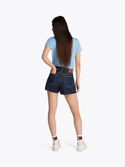 Tommy Jeans Blue 100% Cotton Shorts - Image 3 of 7