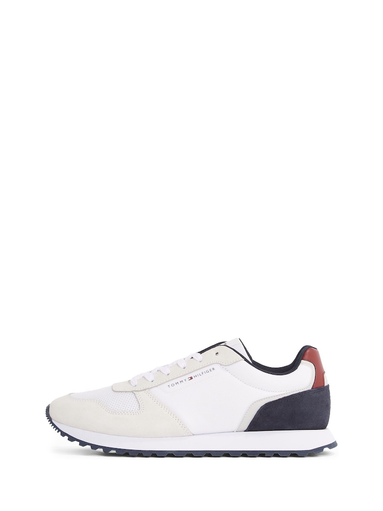 Tommy Hilfiger White Runner Trainers - Image 3 of 6