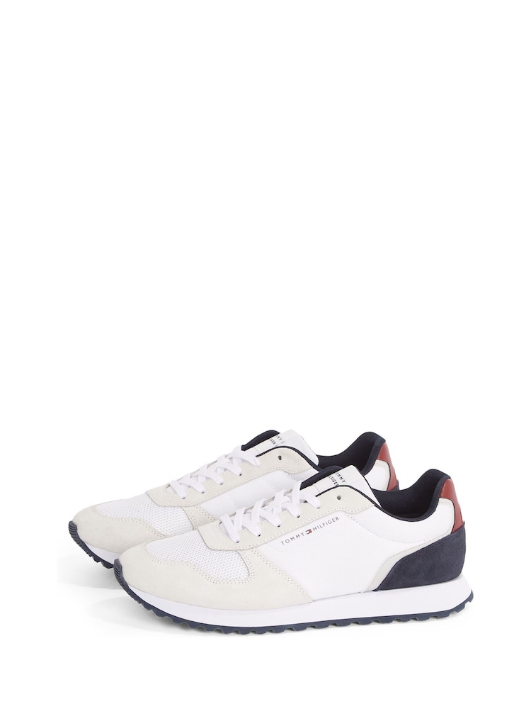 Tommy Hilfiger White Runner Trainers - Image 4 of 6