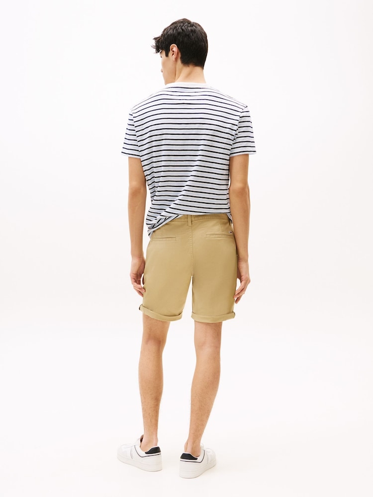 Tommy Jeans Brown Scanton Shorts - Image 2 of 7